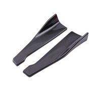 Para BMW Universal Car Bumper Strip Lip Spoiler Difusor Splitter 48CM Longitud Alerón Coche Accesorios Parachoques Lateral Canard(Style2)