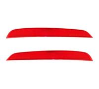 para BMW X5 F15 2014-2018 63147290091 63147290092, Reflector de Parachoques Trasero Coche Repuesto Tiras Luz Reflectoras Trasera ABS Reflectores Parachoques,2pcs