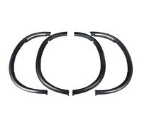 para BMW X6 F16 F86 X6M 2015-2018 Kits Carrocería Cejas Rueda Coche Arcos Guardabarros Aletines Guardabarros Coche(Negro)