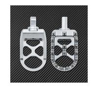 para Bobber para Chopper para SPO&rtster XL para Ancho para Deslizamiento para Pedales De Calle Descansa Pedal De Motocicleta Reposapiés Reposapiés Motocicleta(D Foot Pegs)