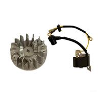 Para bobina de encendido para modelo HS142 compatible con H136 141 23 235 240 26 36 137 volante magnético diseñado para su uso en cortadoras de césped, motosierras y equipos similares (combinación)