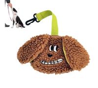 para bolsas de caca, bolsas de perros divertidas con cremallera con cremallera, pequeña ligera multifuncional pequeña recargable para medio cognio grande