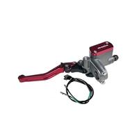 Para Bomba De Embrague Freno Universal 22 Mm, Cilindro Maestro, Palanca Manillar Motocicleta, Hidráulico, Motor Carreras(Red Left)