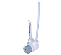 Para bomba peristáltica en miniatura con bomba dosificadora autocebante CC 3.7V-5V para proyectos de bricolaje, sistemas de automatización, color blanco