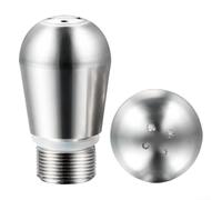 Para boquilla de varita de vapor Expobar, acero inoxidable, opciones de agujero de 3/4, diámetro de tornillo de 8 3 mm para una fácil instalación y mantenimiento (cuatro agujeros)