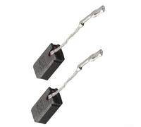 Para Bosch 1607000V37 Juego de escobillas de carbón para amoladora angular GWS 12125 E64 incluye 2 piezas de repuesto con alambre y resortes para reparación de motores de herramientas eléctricas