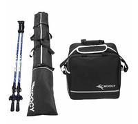 para botas de esquí | impermeable para snowboard | Organizador para llevar a campo traviesa, cuesta abajo, ropa de esquí, equipo de nieve, bastones y accesorios para portaesquís, maleta de viaje