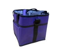 para botella de agua de 20 x 20 cm, con correa ajustable, de almacenamiento de gran capacidad, para llevar al aire libre, para senderismo, gimnasio, viajes, deportes al aire libre, Púrpura