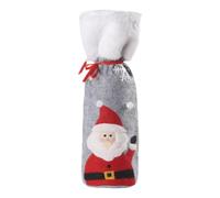 Para Botella De Vino De Navidad Decoración Con Cordón Para