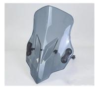 para brisas Delantero Motocicleta para Cfmoto St 125 Papio 125-3a Cf125-3A Alerón De Parabrisas De Motocicleta Deflector De Viento Decoración(Gris)