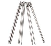 Para broca de destornillador Torx de 7.78 pulgadas, diseño hueco hexagonal de 1/4 pulgadas para T8 T27 T40, se adapta a taladros eléctricos y destornilladores con control de velocidad (T27)