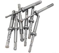 Para broca de impacto con tope límite para M12 y pernos, con ranuras dobles en espiral para una eliminación eficiente de desechos y cabeza de carburo para una mayor resistencia al desgaste (6)