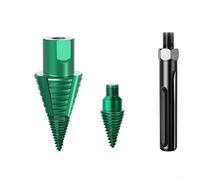 Para broca divisora de leña SDS Max Shank con eje desmontable y cabezal de liberación rápida para una división eficiente de madera seca (con conector)
