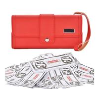 para bromas con dinero falso - Maquillaje realista a batería funcional, cartera de juguete con de dinero - Para cumpleaños Navidad graduación hombres familia adultos regalo