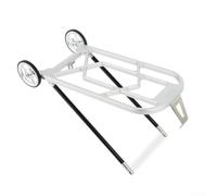 Para Brompton Plegable Bicicleta Trasera Rack, Aleación de Aluminio CNC Bicicleta Cargo Rack Ultraligero Portaequipaje para 3Sixty, Heavy Duty Plegable Bicicleta Trasera Estante (Plata)