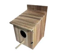 para Búhos Refugio de Madera Decorativo Resistente a Las Inclemencias