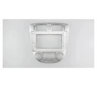 para Buick para Excelle 2003 2004 2005 2006 2007 Marco De Automóvil Fascia Adaptador Android Radio Tablero Ensamblaje Panel Kit Marco de Radio(Plata (Aire Acondicionado automático))