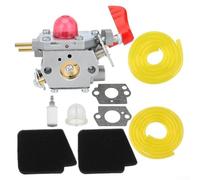Para BVM200FE para kit de carburador de soplador de hojas de 25CC para 545081857, piezas de repuesto, incluyendo líneas de combustible, juntas de bola de filtro de aire compatibles con la serie C1U
