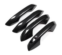 Para BYD Para ATTO 3 Para Yuan Plus 2022 2023 ABS Manija Puerta Lateral Externa Coche Tazón Cubierta Protección Moldura LHD Funda Manija Puerta Coche(Carbonfiber)