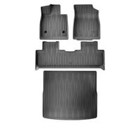 para BYD para Song Plus EV/DMI para Sealion 6 2021-2024 Alfombrillas Suelo Coche Almohadilla Maletero TPE 3D Accesorios Alfombrilla Pie Negro Bandeja Maletero(LHD 4PCS)