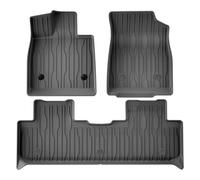 para BYD para Song Plus EV/DMI para Sealion 6 2021-2024 Alfombrillas Suelo Coche Almohadilla Maletero TPE 3D Accesorios Alfombrilla Pie Negro Bandeja Maletero(LHD 3PCS)