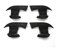 Para BYD Para Yuan Plus Para ATTO 3 2022 2023 ABS Fibra Carbono Manija Puerta Lateral Externa Cubierta Protección Moldura LHD Funda Manija Puerta Coche(Balck 1)