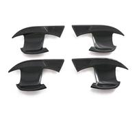 Para BYD Para Yuan Plus Para ATTO 3 2022 2023 ABS Fibra Carbono Manija Puerta Lateral Externa Cubierta Protección Moldura LHD Funda Manija Puerta Coche(Carbonfiber 1)