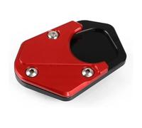 para C&FMOTO para 450NK para 450 para NK 2023-202 Extensor Almohadilla Placa Pie Extensión CNC Cabra Motocicleta Soporte Lateral Motocicleta Soporte Lateral Ampliadora(Rojo,X-2)