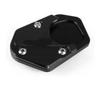 para C&FMOTO para 450SR para 450 SR 2022-2024 Extensor Placa Pie Antideslizante Soporte Cabra Lateral Motocicleta CNC Motocicleta Soporte Lateral Ampliadora(Negro,X-1)