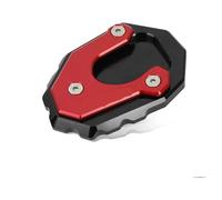 para C&FMOTO para 800MT-X para 800MTX 800 para MT-X 2024 2025 Ampliador Caballete Lateral Motocicleta Soporte Almohadilla Pata Cabra Placa Motocicleta Soporte Lateral Ampliadora(Rojo)