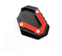 para C&FMOTO para CF 450MT 450 MT para MT450 2024 2025 Ampliador Caballete Lateral Motociclet Soporte Extensión Placa Pata Cabra Aluminio Motocicleta Soporte Lateral Ampliadora(Rojo)
