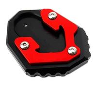 para C&FMOTO para CLX 700 para 700CL-X 2020 2021 Soporte Extensión Pie Apoyo Almohadilla Aluminio Ampliador Caballete Lateral Motocicleta Motocicleta Soporte Lateral Ampliadora(Rojo)