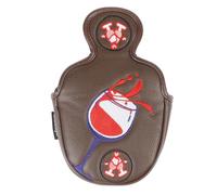 para Cabeza de Calavera Estampada con Hoja de Cabeza de Calavera, Protector con Cierre magnético