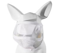 para cabeza de gato, malla ajustable, máscara transparente transpirable para gatos, para el aseo personal, para prevención de mordeduras, corte de uñas, baño, juego al aire libre