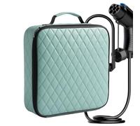 para Cable de Cargador de Coche,con asa y Organizador Impermeable,para Cable de Carga de vehículo eléctrico | para Maletero, Viajes en Coche, Desplazamiento, Conductor, Hombres y