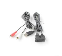 Para cable de interfaz auxiliar RCA,Enchufe de panel de entrada de audio para BMW,Para Alpine para PIONEER para SONY,150 cm