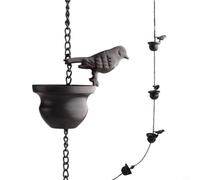 para cadena de Lluvia con Pájaros 2.4M Hierro Jardín para cadena