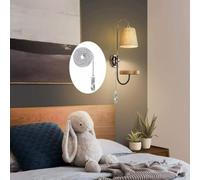 para cadena Extensora para cristal para Interruptor para techo 90cm | Bola para cristal transparente, arcoíris giratorio, para cadena níquel plateado, 90cm ajustable, baño sin óxido
