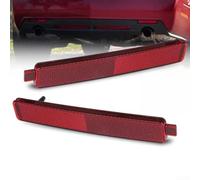 Para Cadillac CTS 2008 2013 Parachoques Trasero Reflectante Marcador Luz Set 2X ABS Vivienda Lámpara LH RH OEM Número 25805313 Ajuste Directo