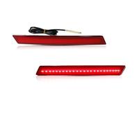 Para Cadillac Para XTS Luces Reflectoras De Parachoques Funcionan Como Luces Traseras Señal Freno Faros Antiniebla Traseros 2013-2017 Faros Traseros Taillamp(Red Lens)