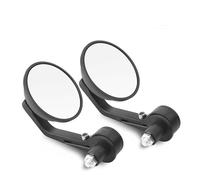 PARA Cafe Racer 7/8 "Espejos Traseros De Extremo Barra Redonda Moto Scooters Espejo Retrovisor Espejos Retrovisores Laterales Espejo Retrovisor De Motocicleta