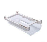 Para caja de huevos para refrigerador con piso inclinado para apoyar natural para el movimiento del huevo, montaje a presión y transparente (M)