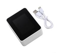 Para calidad del aire interior 9 en 1 con detector de humedad PM2.5, PM10, formaldehído y humedad (blanco)