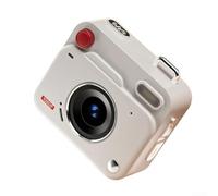 Para cámara digital CCD, para mini retro 1080P HD apunta y dispara con sensor de 8MP para estudiantes y viajeros, cámara compacta (blanco)