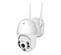 para cámara IP Exterior 335° Giro para zoom Panoramico 2K para | Wireless para fácil instalación, sin cables, conexión WiFi 2.4GHz estable, para soporte pared para techo incluido