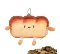 para Cambio de Pan: Soporte Textil Peludo, Adorable Billetera para Tostadas, Colgante para Suave, Organizador de Monedas pequeño, Bolsillo para Monedas portátil | Regalos Viajes Diarios Un