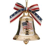 para campana 250 ° - Ornamento conmemorativo, recuerdo del patrimonio estadounidense, acento patriótico | piedra miliar de la historia americana, decoración para la celebración 'independenz