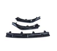 Para Camry Para 9no 2024 ABS Brillo Negro O Aspecto Fibra Parachoques Delantero Divisor Labios Alerón Reajuste Accesorios Alerón 3PCS(Glossy Black)