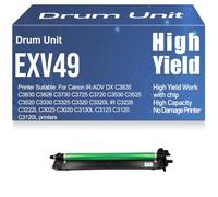 para Canon C3020 C3130L C3125 C3120 Unidad de Tambor EXV49 para Canon IR-ADV DX C3835 C3830 C3826 C3730 C3725 C3720 C3530 C3525 C3520 C3330 C3325 C3320 C3320L C3226 C3222L,Cyan-EXV49