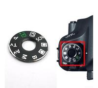 Para Canon para Eos 6d Función de cámara para modo de marcación Placa Interfaz Tapa Botón Kit de reparación de etiquetas Pieza de repuesto Color negro Fácil de instalar Material Ajuste exacto 20.8mm